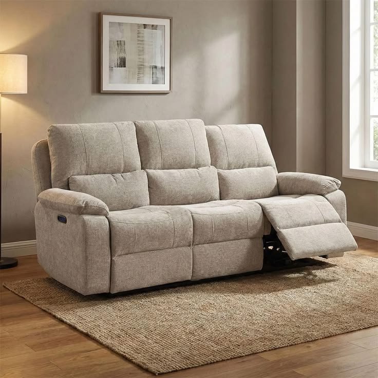 Luxe 3 seater automatic recliners